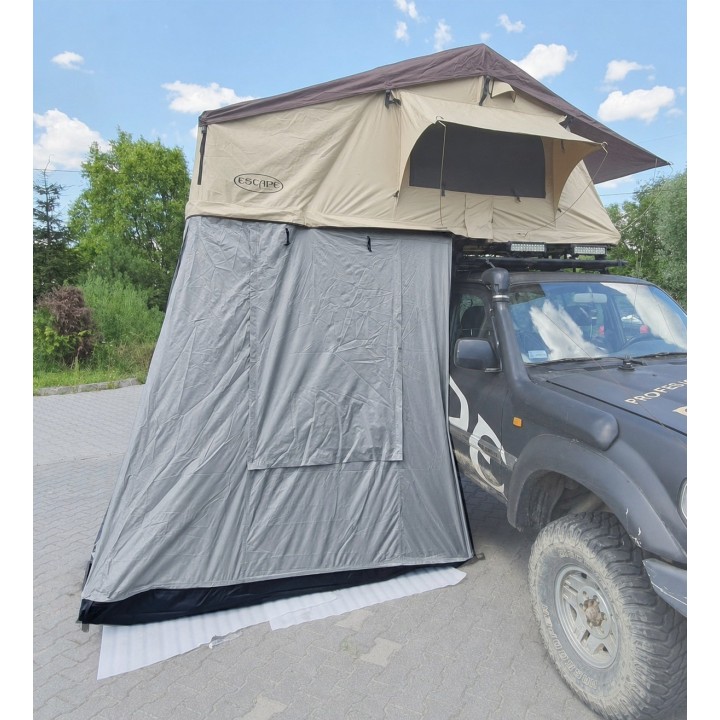 Vestibule for Escape ALASKA 140 cm LONG Roof Tent – Grey