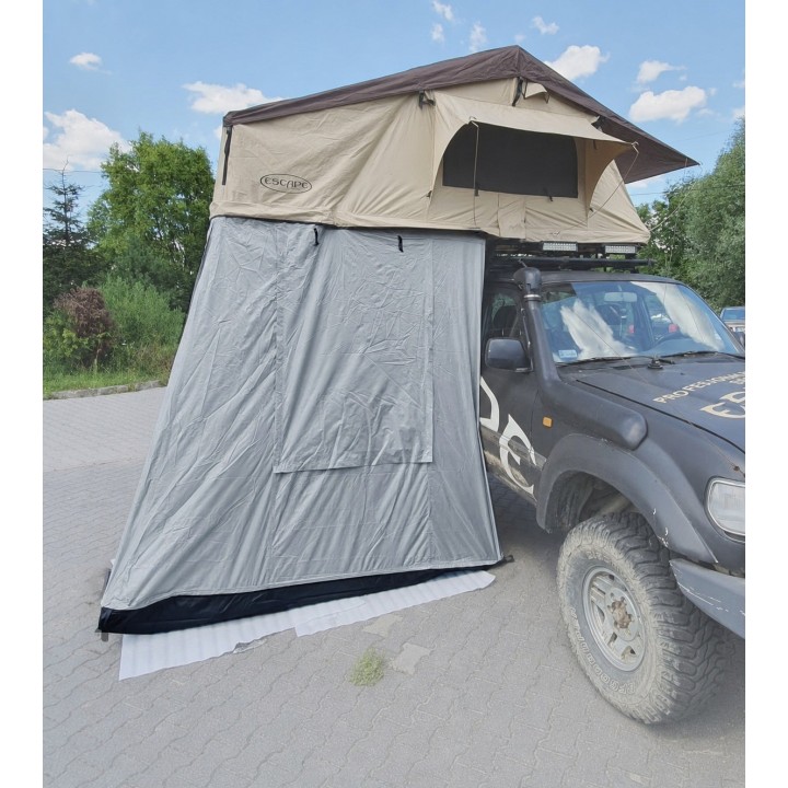 Vestibule for Escape ALASKA 160 cm LONG Roof Tent – Grey