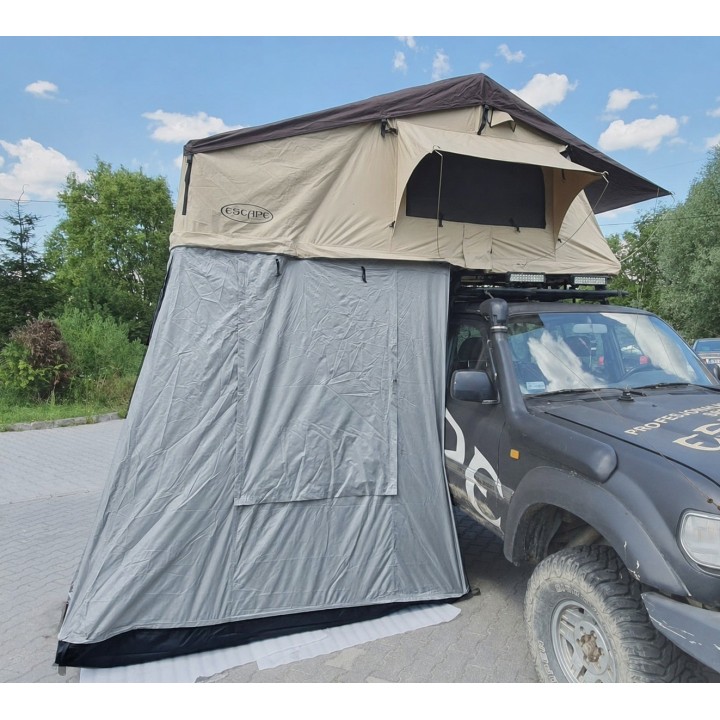 Vestibule for Escape ALASKA 220 cm LONG Roof Tent – Grey