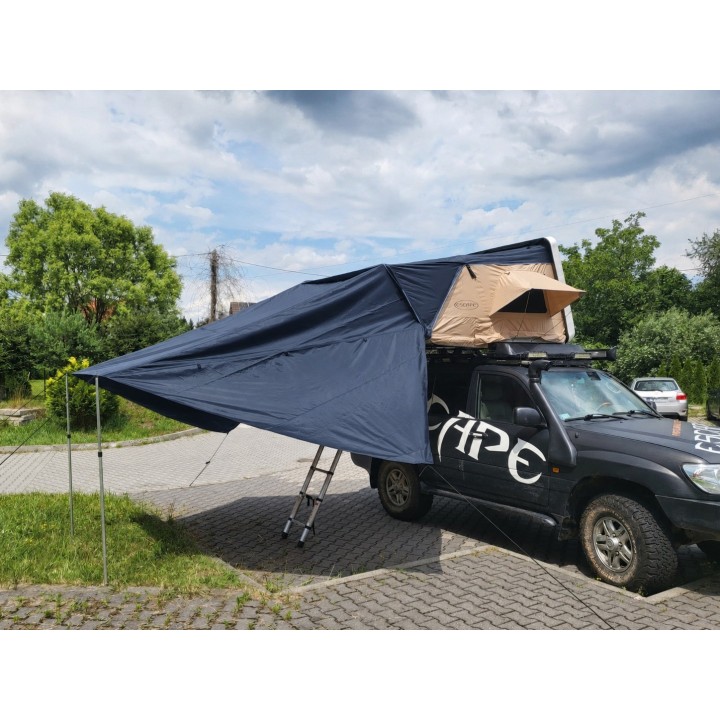 Awning for Escape VARIO 210 cm Roof Tent – Navy | Szekla4x4