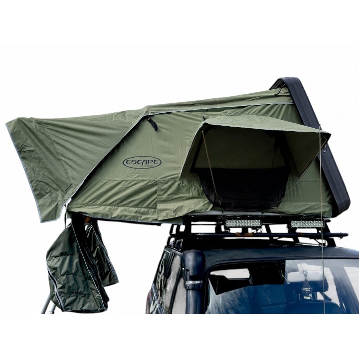 Escape VARIO 210 cm Roof Tent – green, black lid | Szekla4x4