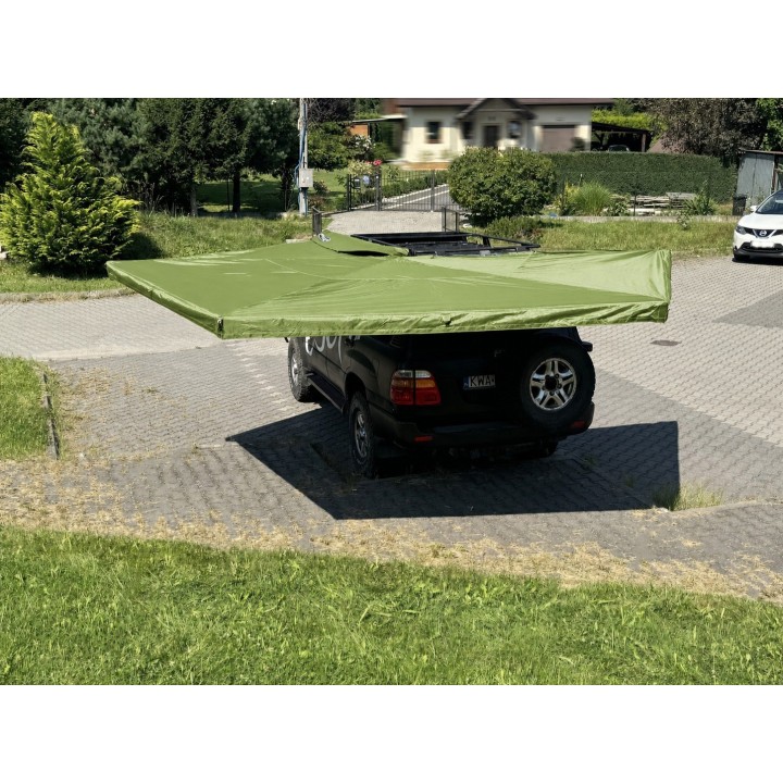 Escape FOX HD 270° Awning 2 m with LED Lighting – Passenger Side – Green