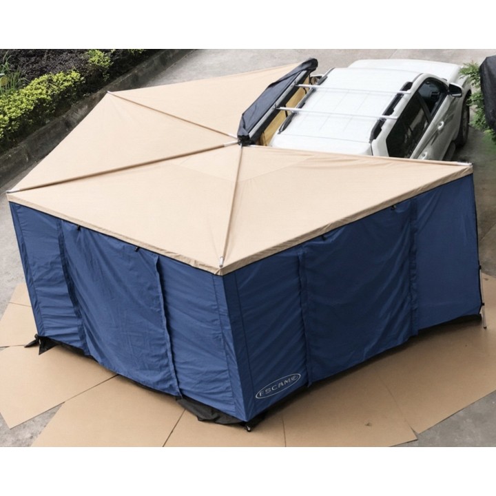 Tent Walls with Floor for Escape FOX Awning, 2.5 m – Navy