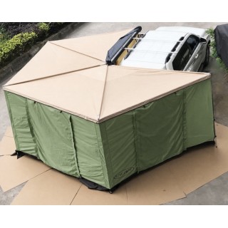 Walls for Escape FOX Awning, No Floor, 2 m – Green