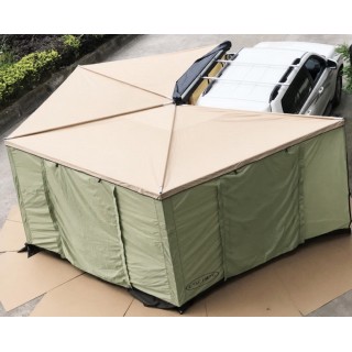 Tent Walls with Floor for Escape FOX HD Awning, 2 m – Green