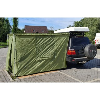 TYPE 1 Tent Walls with Floor for Awning, 2.5 x 2.5m – Green