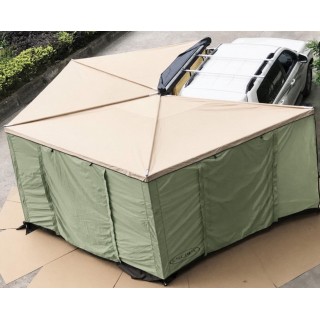 Tent Walls with Floor for Escape FOX Awning, 2 m – Green