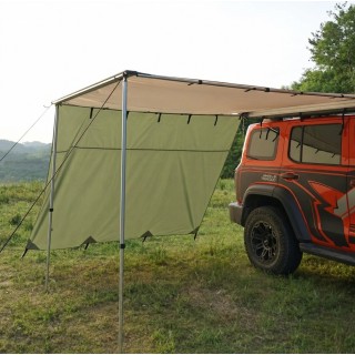 Side Wall for Escape Rectangular Awning 2.5 m – Green