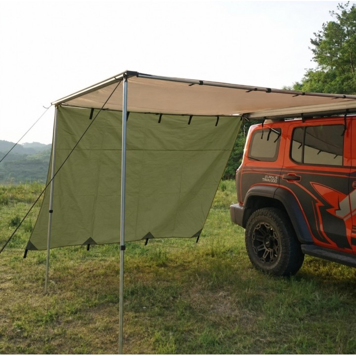 Side Wall for Escape Rectangular Awning 2 m – Green