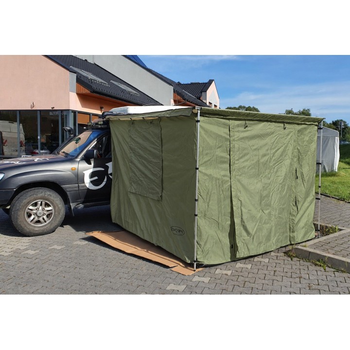 TYPE 1 Tent Walls with Floor for Escape Awning, 1.25 x 2m – Green