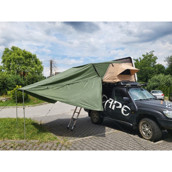 Awning for Escape VARIO 160 cm Roof Tent – Green