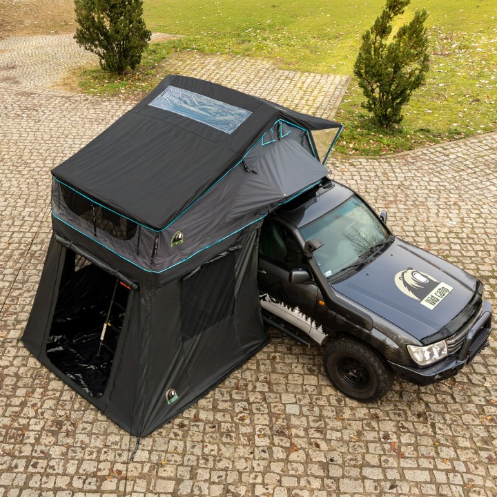 Wild Camp Missisipi II 160 DAY&NIGHT roof top tent annex, black - view 3