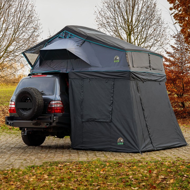 Wild Camp Missisipi II 160 DAY&NIGHT roof top tent annex, black - view 4