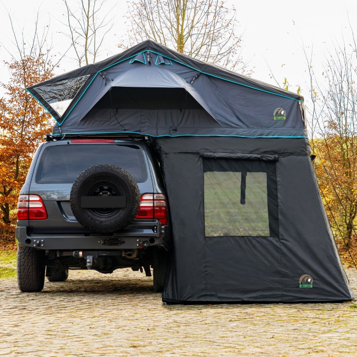 Wild Camp Missisipi II 160 DAY&NIGHT roof top tent annex, black - view 5