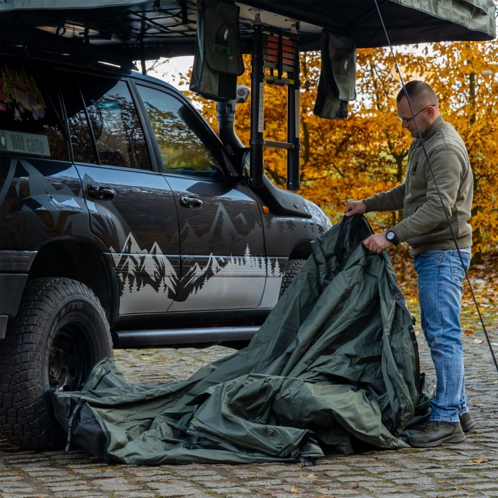 Wild Camp Missisipi II 160 Tent Annex, Green | Szekla4x4