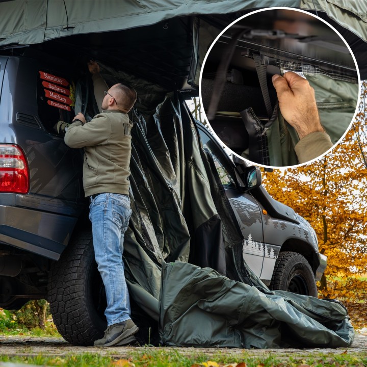 Wild Camp Missisipi II 160 Tent Annex, Green | Szekla4x4
