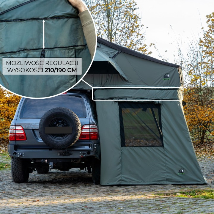 Wild Camp Missisipi II 160 Tent Annex, Green | Szekla4x4