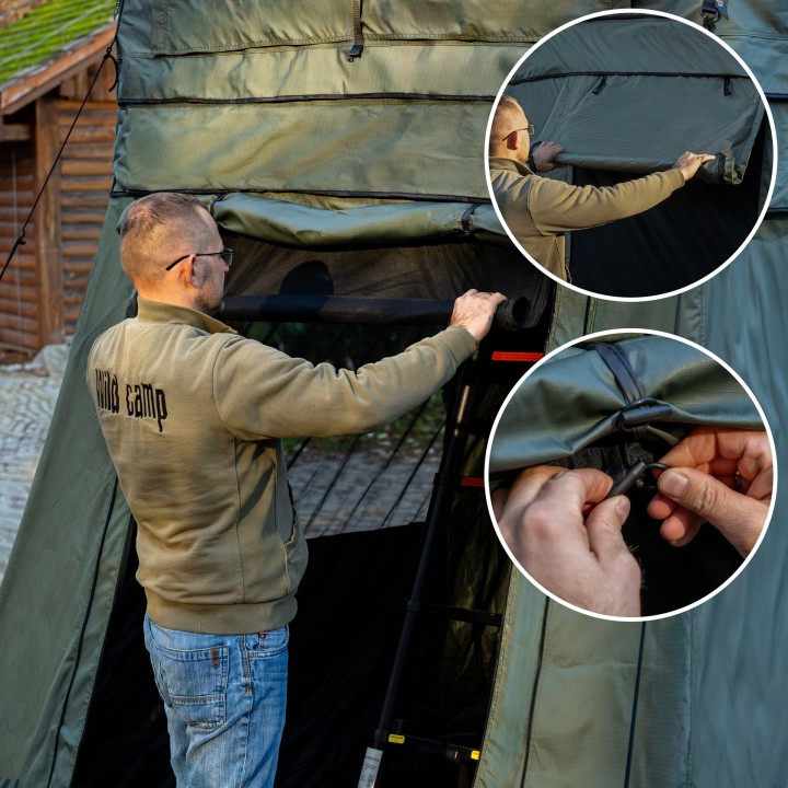 Wild Camp Missisipi II 160 Tent Annex, Green | Szekla4x4