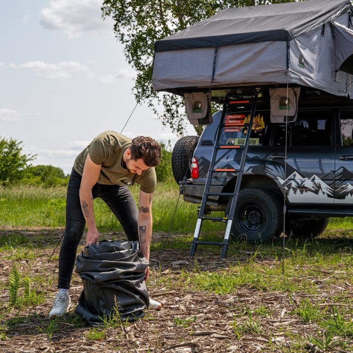 Wild Camp Hudson 180 Roof Tent Annex, Grey | Szekla4x4