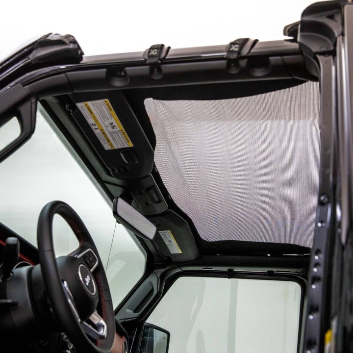 Siatkowa osłona przeciwsłoneczna XG Cargo Magne-Lok Jeep JL / JT - ujęcie 3