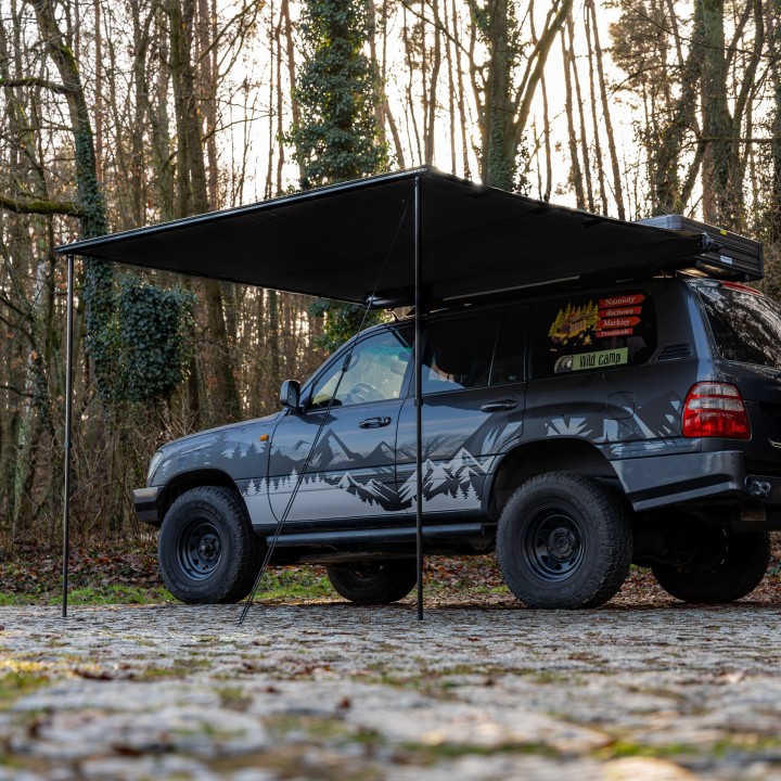 Wild Camp 2x2.5 m DAY&NIGHT Awning, Black | Szekla4x4