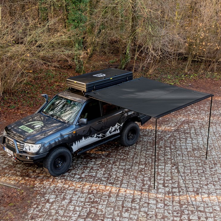 Wild Camp 2x2.5 m DAY&NIGHT Awning, Black | Szekla4x4