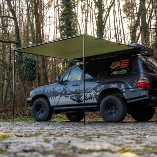 Wild Camp 2.5x3 m roof rack awning, green - view 2