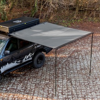 Wild Camp 2.5x2.5 m roof rack awning, grey