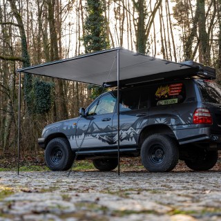 Wild Camp 2.5x3 m roof rack awning, grey - view 2