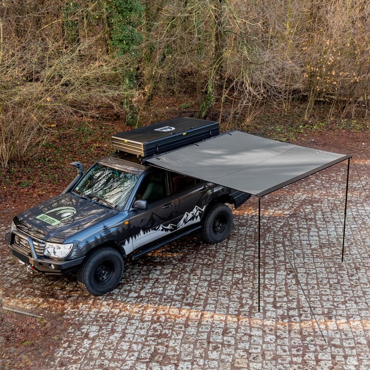 Wild Camp 2.5x3 m roof rack awning, grey - view 3