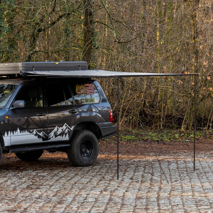 Wild Camp 2.5x3 m roof rack awning, grey - view 10