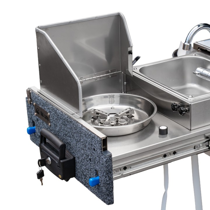 Wild Camp KCT700-B + TMA701-S kitchen with sink and drawer - view 5