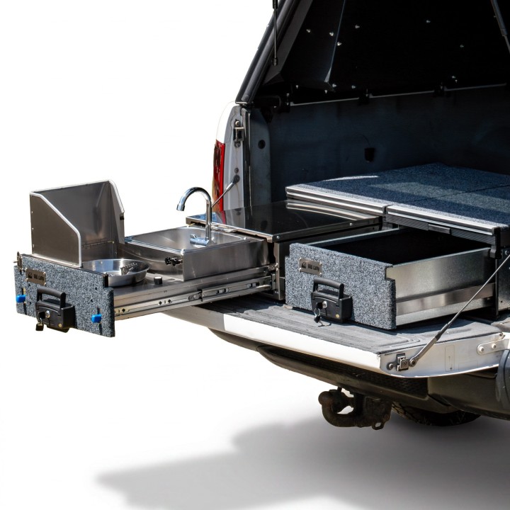 Wild Camp KCT700-B + TMA701-S kitchen with sink and drawer - view 7