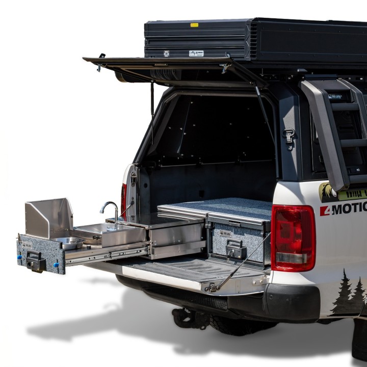 Wild Camp KCT700-B + TMA701-S kitchen with sink and drawer - view 15