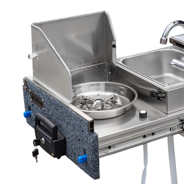 Wild Camp KCT1300 + TMA1301-S kitchen with sink and drawer - view 5