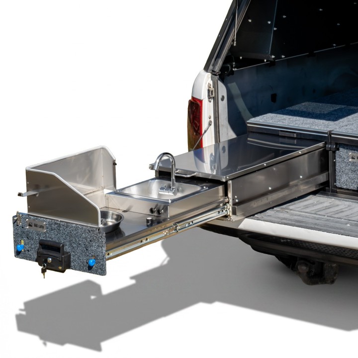 Wild Camp KCT1300 + TMA1301-S kitchen with sink and drawer - view 7