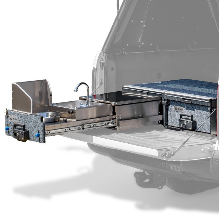 Wild Camp KCT901 expedition kitchen with sink and TMA901-S drawer