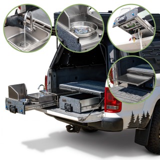 Wild Camp KCT901 expedition kitchen with sink and TMA901-S drawer - view 2
