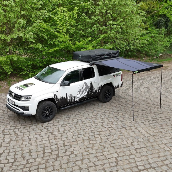 Wild Camp Horizon side awning in aluminium cassette with LED - view 2