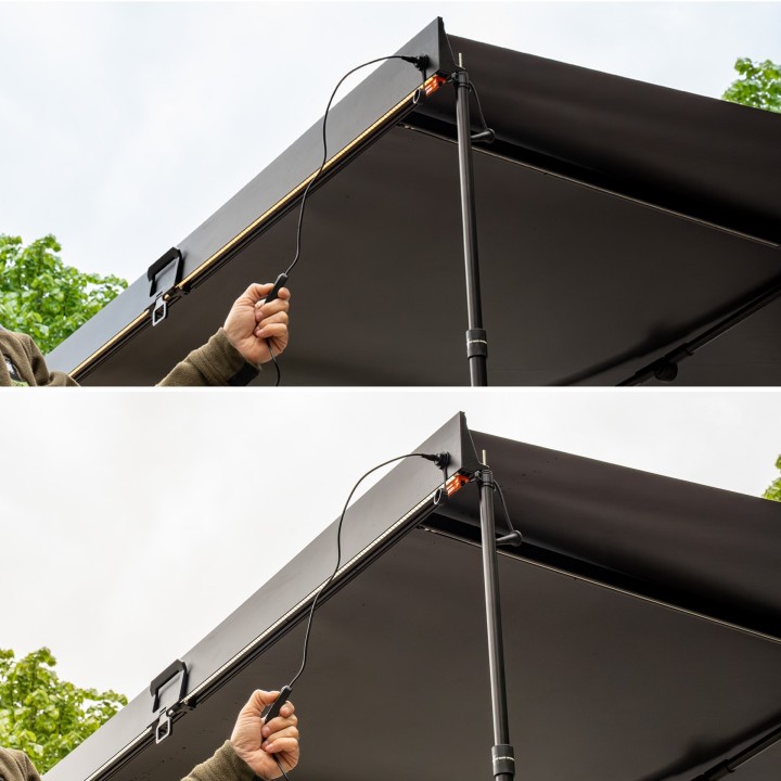 Wild Camp Horizon side awning in aluminium cassette with LED - view 9