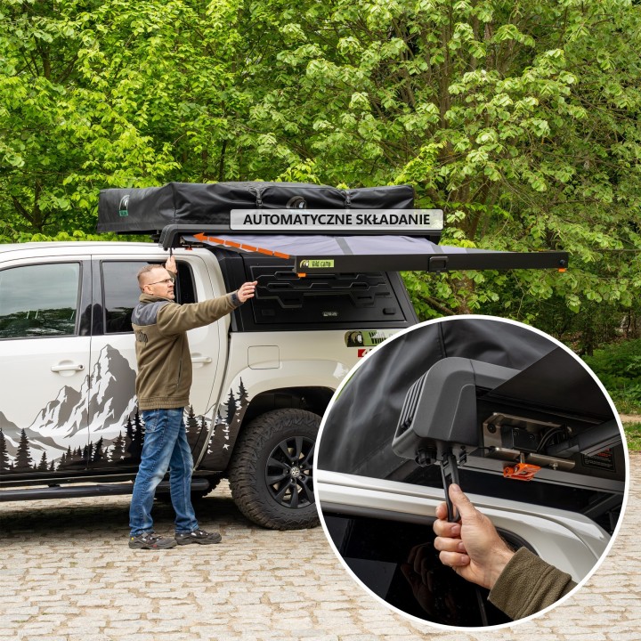 Wild Camp Horizon side awning in aluminium cassette with LED - view 11