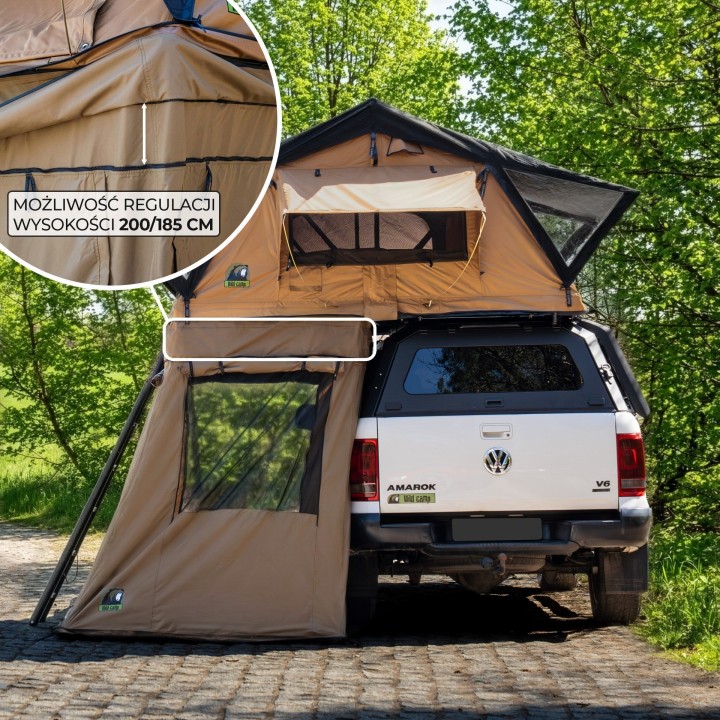 Wild Camp Ohio 140 Military Roof Tent Annex | Szekla4x4
