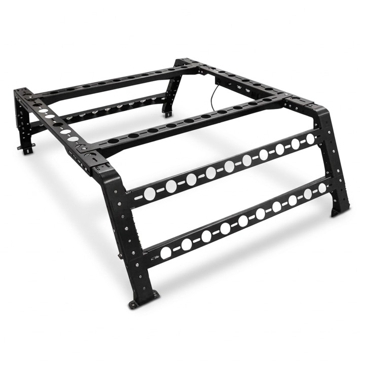 Wild Camp 130 cm bed rack with LED lamps - pickup bed frame