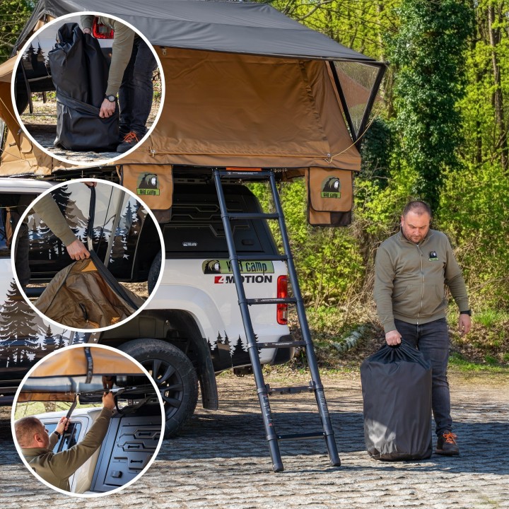 Wild Camp Ohio 180 Military Roof Tent Annex | Szekla4x4