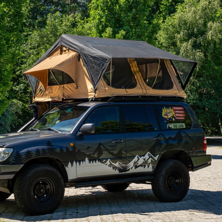 Wild Camp Ohio 220 Military Roof Top Tent | Szekla4x4