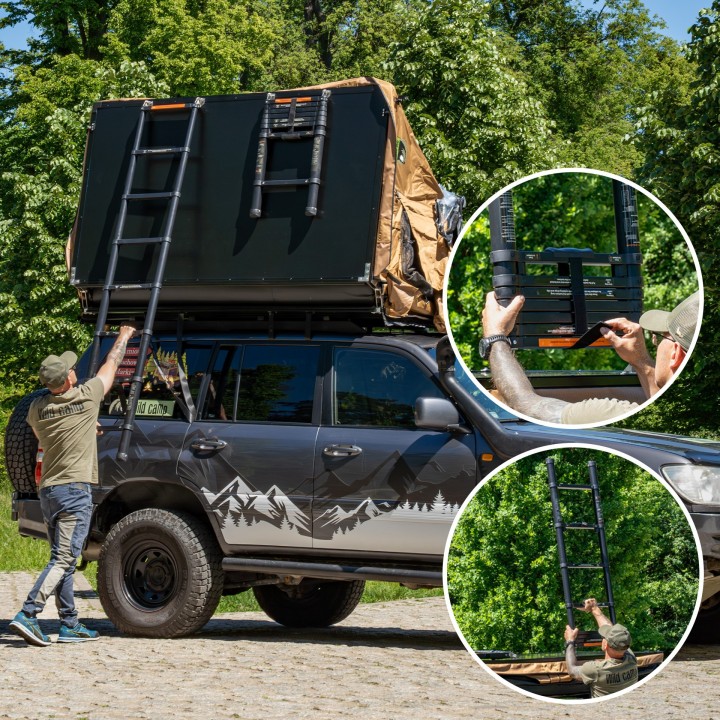 Wild Camp Ohio 220 Military Roof Top Tent | Szekla4x4