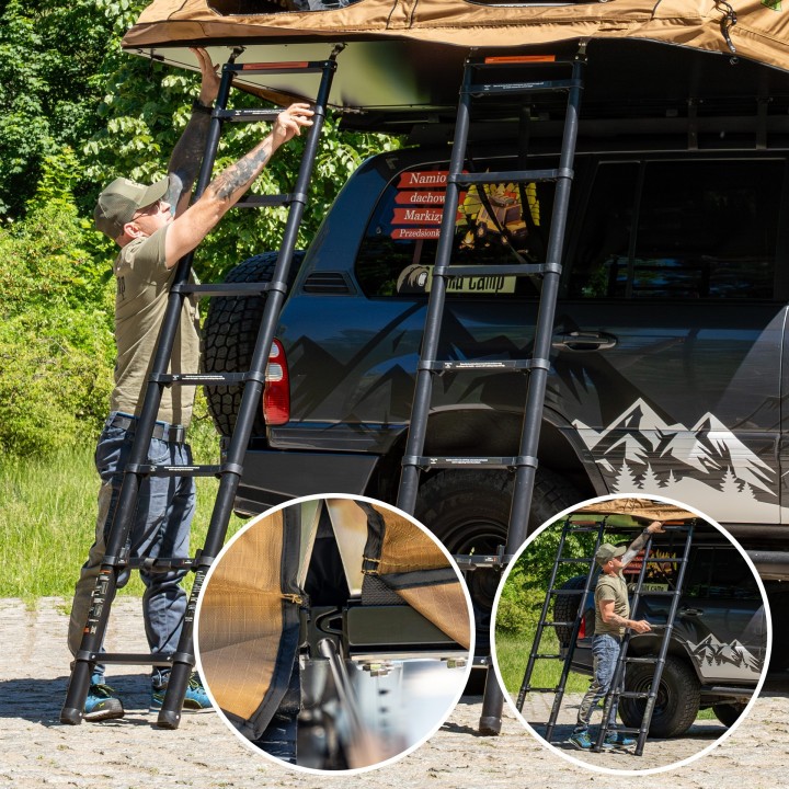 Wild Camp Ohio 220 Military Roof Top Tent | Szekla4x4