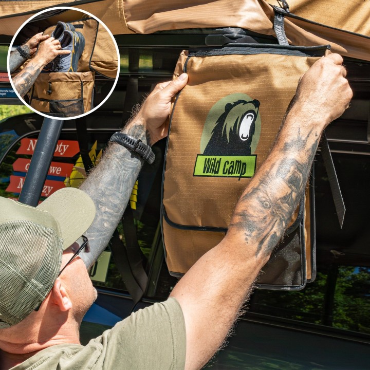 Wild Camp Ohio 220 Military Roof Top Tent | Szekla4x4