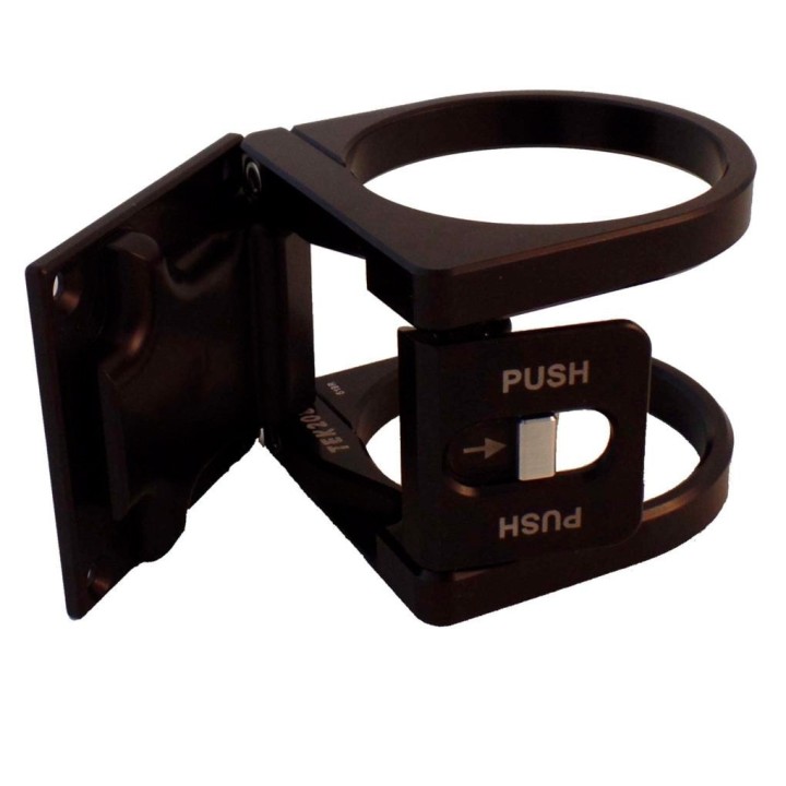 TEK208 CNC Fire Extinguisher Mount, Black – One-Hand Access
