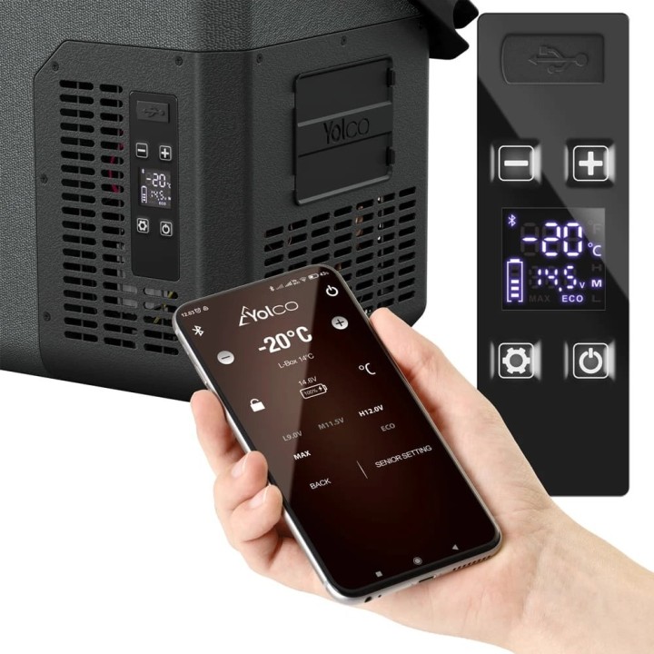 Yolco ET18 Carbon 17 L compressor fridge | Szekla4x4